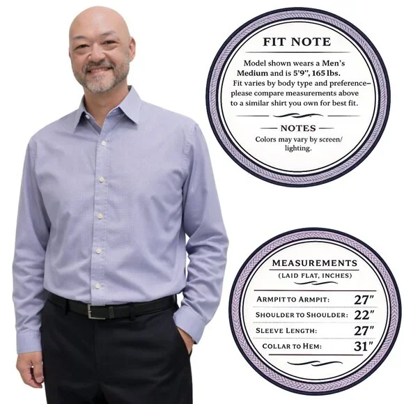 Charles Tyrwhitt Slim Fit Dress Shirt 18 Lilac Textured 100% Cotton L/S - Picture 2 of 10